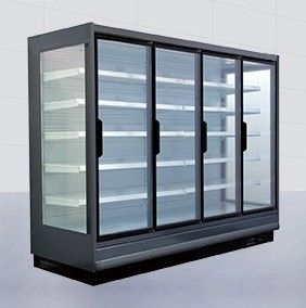 Upright Supermarket Commercial Cooler Glass Doors 4/5 Door Remote Type