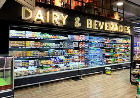Open Display Fridge R290 5 Layers Remote