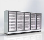 업라이트 R290 상업적 유리 문 냉장고 공기 냉각법 220V 리모트형